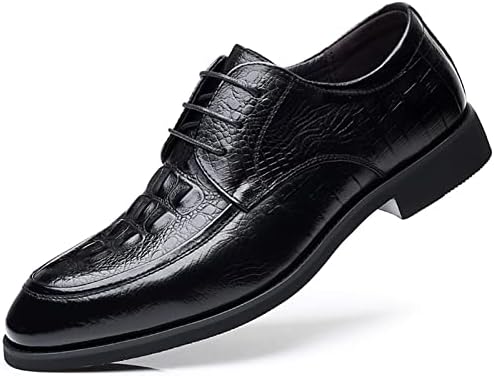 Zfl-flsnxx Men's Dress Shoes, Oxford Dress Shoes for Men Lace Up