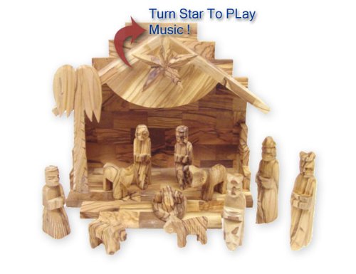 Olive Wood Silent Night Nativityâ„¢