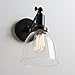 PERMO Industrial Vintage Slope Pole Wall Mount Single Sconce with 6.7