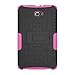Galaxy Tab A 10.1 Case, Windrew Heavy Duty Hybrid Protective Case with Kickstand Impact Resistant for Samsung Galaxy Tab A 10.1 Inch SM-T580 SM-T585 + Screen Protector Film and Stylus Pen (Pink)