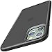 TOZO for iPhone 11 Pro Case 5.8 Inch (2019) Hybrid PC+TPU Soft Grip Matte Finish Clear Back Panel Cover for iPhone 11 Pro (Semi Transparent Black)