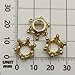 iloveDIYbeads 60pcs Mixed Antique Silver Bronze Gold 3D King Crown Loose Spacer Bead,Craft Supplies Crown Charms for Jewelry Making Accessory Findings (M264)