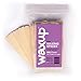 waxup Wax Sticks Wooden Applicators, Assorted Waxing Spatulas for Body, Face, Ear, and Nose Hair Removal, to Use with Hard and Soft Wax, 100 Medium and 100 Large, 200 Count