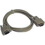 Your Cable Store 6 Foot DB9 9 Pin Serial Port Cable Male / Male RS232