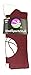 Basketball Socks with Basketball Logo Crew Socks (Maroon/White, Large)