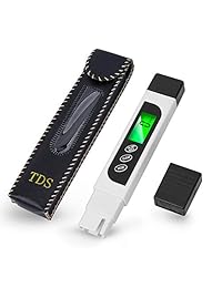 Yukysa   Medidor de calidad del agua, medidor digital TDS, medidor de temperatura y EC 3 en 1 con funda de transporte, precisión fiable, 0 9999 ppm, medidor de prueba de agua ideal, agua potable, acuarios, agua del grifo, etc.