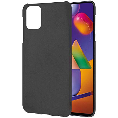 Amazon Brand - Solimo Mobile Cover (Hard Back & Slim) for Samsung Galaxy M31s (Black)