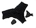Womens Pulsating Vibrating Panty Wireless Remote Control 10X Vibe Set Lace Panties Black Thongs