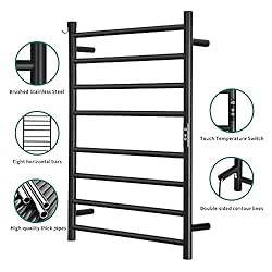 YITAHOME Towel Warmer Heated Towel Rack, 8 Bars