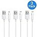 Marvotek USB Type C Cable, (3Pack 6ft) Flat TPE USB A to C Charging Cord for Samsung Galaxy Note 8, S8, S8 Plus, LG G6 G5 V30 V20, Google Pixel, Nintendo, Macbook - White