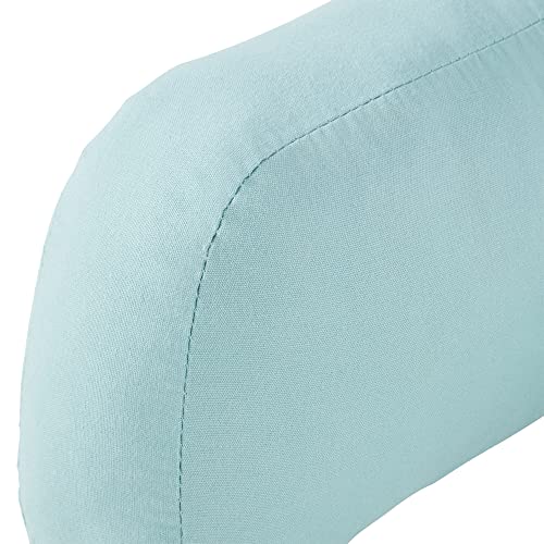 Greendale Home Fashions Cotton Duck Junior Bed Rest Pillow, Turquoise Pricepulse