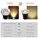 ALOVECO Landscape Lights LED Well Lights 3W 12V-24V Ground Lights IP67 Waterproof Low Voltage Landscape Lighting Spotlight for Driveway, Deck, Step, Garden Lights Outdoor, Warm White (4Pack)