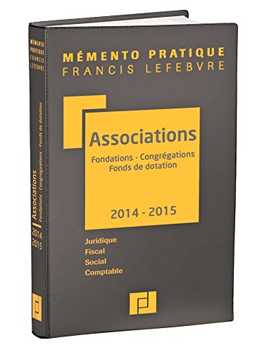 Associations, fondations, congrégations, fonds de dotation 2014-2015