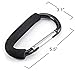 Baby Big Stroller Hooks Stroller Clips, EleFox Heavy Duty Aluminium Carabiner Clip Hook for Diaper Bags, Toys, Bags, Stroller Accessories