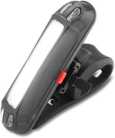 SPORT LIFE Bike Light USB LED Rechargeable Bike Tail Light Front Light Waterproof Ultra Bright 6 Light Modes 180-degree Flash Bicycle Warning Rear Light Bike Headlight for Cycling, White