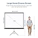 TaoTronics TT-HP019 Projector Screen with Stand, Indoor Movie Screen 100 Inch Diagonal 4:3 with Wrinkle-Free Design (Easy to Clean, 1.1 Gain, 160° Viewing Angle & Includes a Carry Bag)