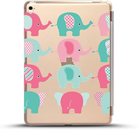iPad mini 4 case , Come with White detachable smart cover for Auto Wake/Sleep Feature, Cute Elephant Design for New iPad Mini 4 Retina Display 2015 model