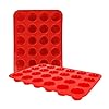 SUPER KITCHEN Set Van 2 Mini Muffinvorm Pan 24 Siliconen Muffins Tray, Anti-aanbaklaag Muffinplaat, Herbruikbare Cupcake…