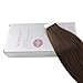 Promotion Hair Extensions Tape Hair Brown Color #4 Straight Unprocessed Remy Human Hair Soft and Silky Human Hair with Invisible Tape 50g/20pcs …