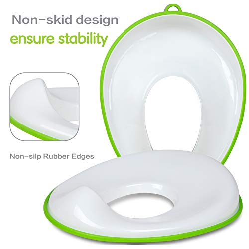 image for Potty Training Seat for Boys & Girls - Plastic Kids Travel Potty Seat 