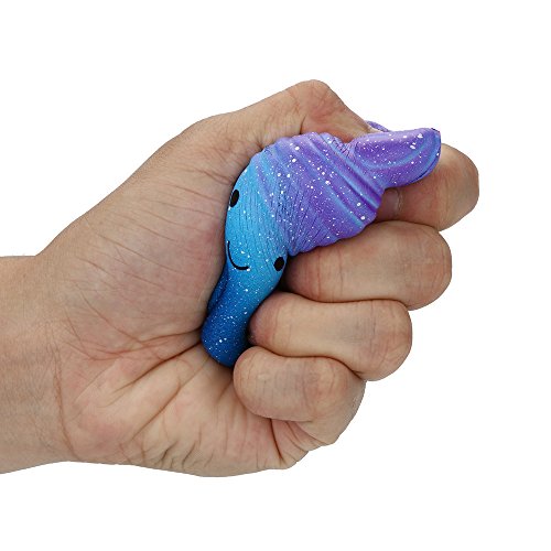 Hot Sale!! Squishy Toy, ZOMUSAR 10cm Galaxy Teeth Cake Scented Squishies Slow Rising Squeeze Toys Collection Toy (AS Show)