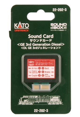KAT222023 GE 3rd Generation Diesel Sound Card for Soundbox by Kato