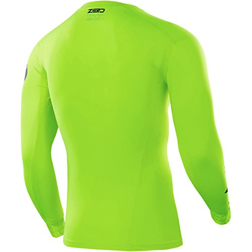 Seven Zero Blade Compression Mens Off-Road Motorcycle Jersey - Flow Yellow / Medium
