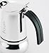 Bialetti Kitty Stove top Coffee Maker, 4-Cup (6 oz), Stainless Steel