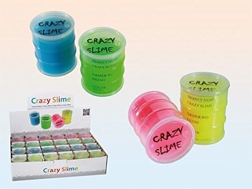 1 barrel pulp Slime - random Colors green, yellow, blue or pink - Crazy slime in oil barrel by LCDG