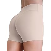 Sunzel Sustainable Butt Lifting Biker Shorts Women, High Waist No Front Seam Tummy Control Booty Scrunch Workout Yoga Shorts