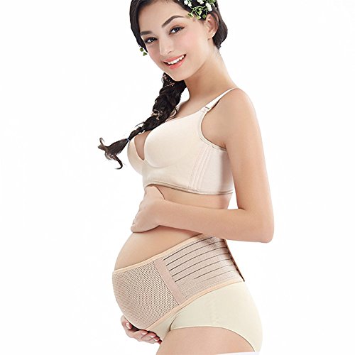 Lifecolor Breathable Maternity Belt,Adjustable Comfortable Pregnancy Support Belly Brace