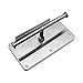 Votamuta Wall Mounted Stainless Steel Double Toilet Tissue Holder Bathroom Shelves, White Painting