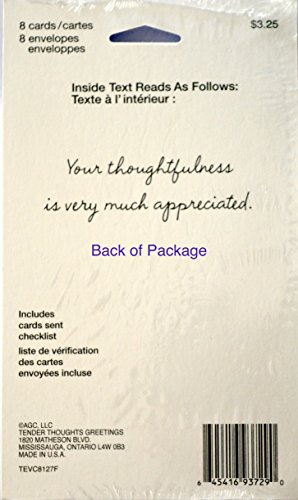 8 Baby Shower Thank You Notes - Giraffe