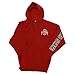 Ohio State Buckeyes Hooded Sweatshirt Zip Up Red Sleeve