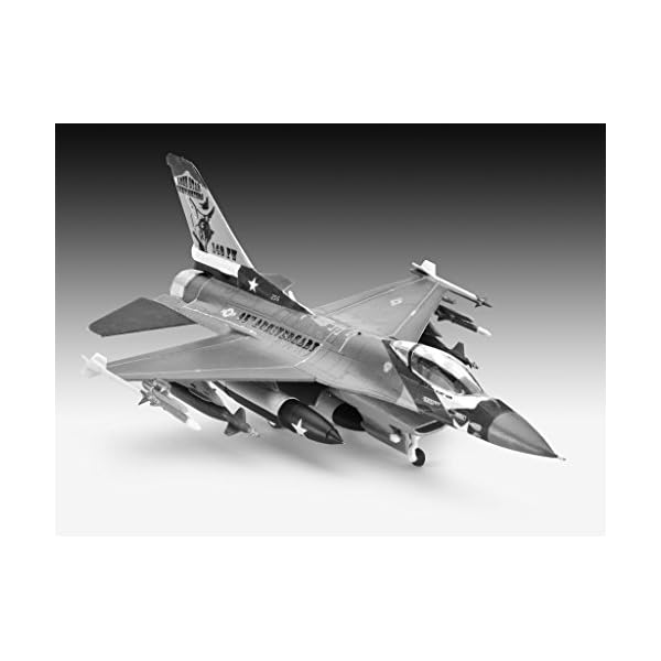 Revell Modellbausatz Flugzeug 1:144 - Lockheed Martin F-16C Fighting Falcon im Maßstab 1:144, Level 4, originalgetreue… – Bild 5