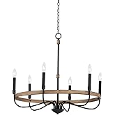 Maxim Franklin - 6 Light Chandelier -Traditional Installation