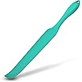 Silicone Blender Spatula for Vitamix Blade Scraper - Easy to Reach Under Blender Blades and Edges, Silicone Rubber Grip with Hanging Holes Reusable (Cyan)