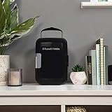 Russell Hobbs Mini Cooler 4L 6 Can AC DC Portable Cooler Warmer Retro Black view 9