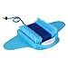 Ollieroo Foot Scrubber Brush Massage Shower Floor Foot Cleaner with Pumice Bristles Exfoliating Dead Skin Foot Spa Anti-slip Suction Cups