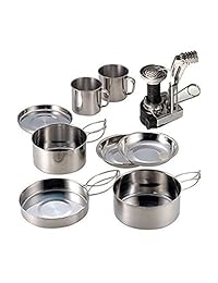 Camping Utensilios de cocina aiwaying Juego de her