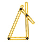 Angle Ruler, Angle Measurement Tool,Vmini Angle-izer Template Tool Multi-Angle Measuring Ruler General Tools for Carpenter