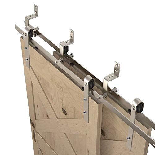 Simple And Easy To Install Winsoon Double Bypass Sliding Barn Door