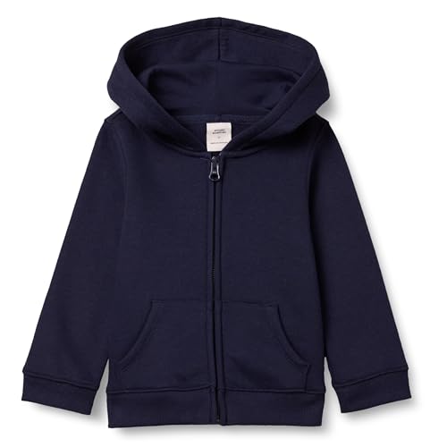 Amazon Essentials Girls and Toddlers' Fleece Zip-Up Hoodie Sweatshirt