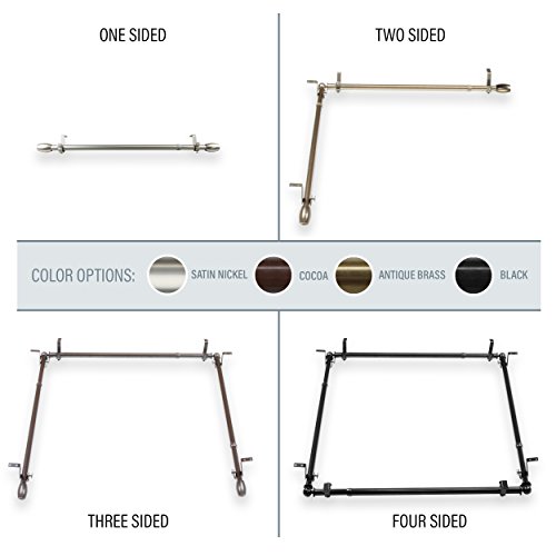 A F Rod Decor Caleb Multi Angle Room Divider Bedroom Canopy