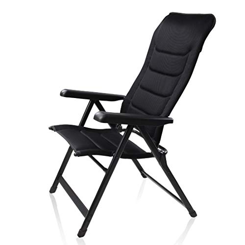 your GEAR Sovana 3D - XXL Gartenstuhl Hochlehner - 6-Fach Verstellbarer Klappstuhl - Quick Dry Polsterung & 3D Mesh-Bezug - Ergonomischer Gartensessel