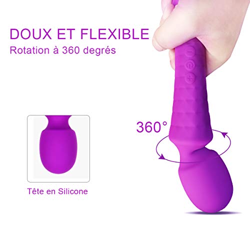 Masseur ÉLectrique avec 8 Modes et 5 Vitesses Intenses Soulage la Fatigue Musculaire et Détend