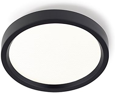 Round Downlight,2700K,Black,5"