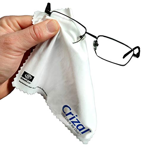 Crizal Lens Cleaning Cloth 2 Pack Wipes Micro Fiber Cleaning Cloth in