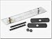 High performance parts 3D Mugen Racing Grill Grille Emblem Black and Silver Universal Fit All Vehicles