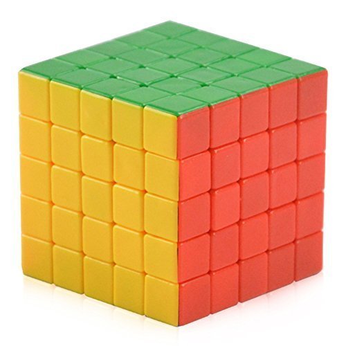5x5x5 Speed Magic Cube Puzzles, YKL World ABS Ultra-smooth Professional Speed Twist Cube Smart Brain Teaser Toy Game for Christmas Birthday Gifts